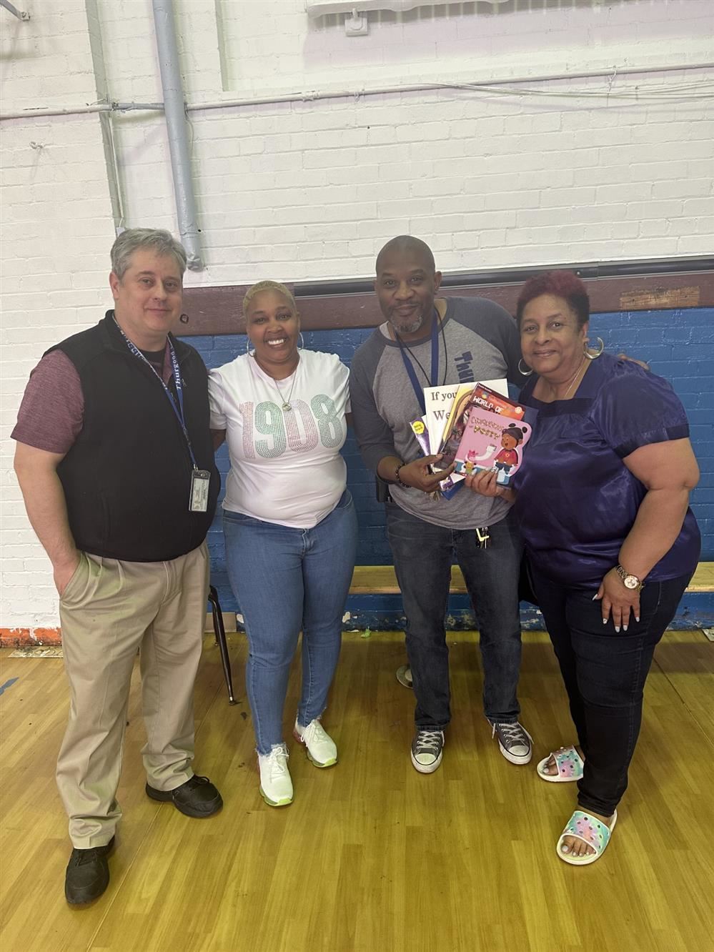  Thank you to the Hopewell church for donating books for our school.